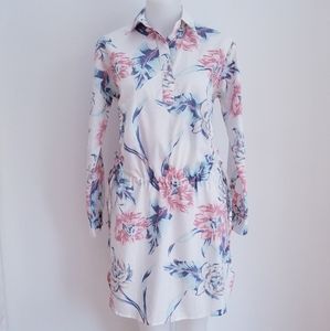 GAP Pullover Shirt Dress, Floral, XS